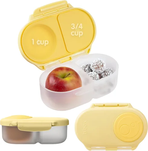 Miniatura 26 de b.box Batman Snack Box - Recipientes a prueba de fugas de 2 compartimentos para niños, mini caja Bento para niños y niños pequeños, contenedores