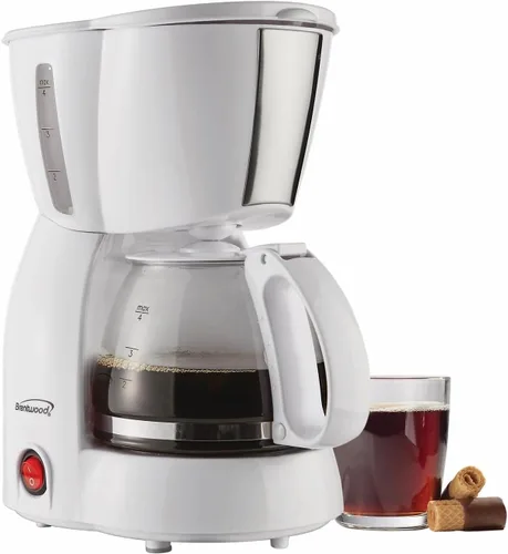 Miniatura 2 de Brentwood Cafetera de 4 tazas (blanco)