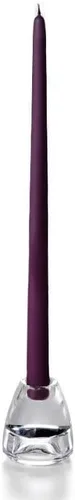 Miniatura 25 de yummi Velas cónicas color rosa claro de 12 pulgadas, 12 por paquete