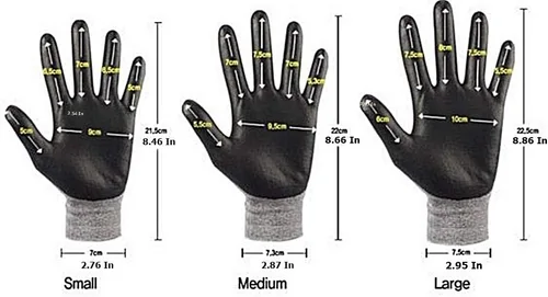 Miniatura 3 de 3M KOR - Guantes ligeros con revestimiento de espuma de nitrilo amarillo, talla L
