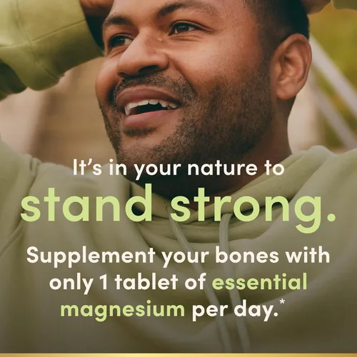 Miniatura 4 de Nature's Bounty Suplementos de magnesio de 500 mg comprimidos, apoya la salud ósea y muscular, 200 unidades (paquete de 2)