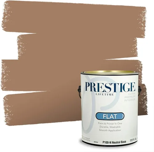 Miniatura 54 de PRESTIGE Pintura exterior e imprimación en uno, bronceado Aberdeen, plano, 1 galón