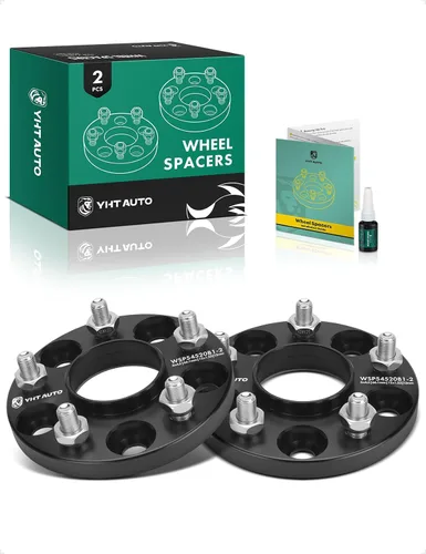 Miniatura 19 de YHTAUTO 5x4.5 Espaciadores de Rueda 1 Pulgada Centrados en Buje, Compatibles con Modelos Nissan e Infiniti, Altima, GTR, G35, M56, Q50 5x114.3 mm