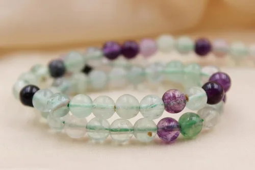 Miniatura 65 de Pulseras de cuentas personalizadas, Pulsera de piedras preciosas de 0.236 in, Pulsera grabada con láser, Pulsera de piedra natural, Pulseras unisex