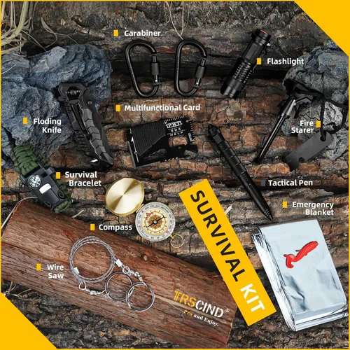 Miniatura 7 de Regalos para hombres, papá, marido - Día de San Valentín, idea de regalos de aniversario y cumpleaños para él, novio, hombre - Kit de supervivencia