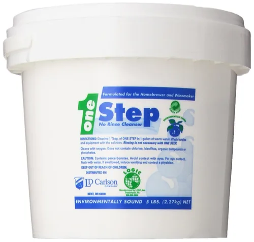 LD Carlson 6016B Bulk One Step - Limpiador sin enjuague – Formulado para el cervecero casero y enólogo (5 libras)