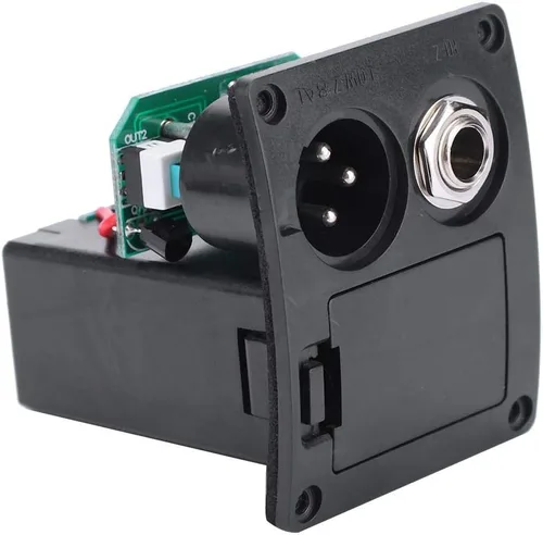 Miniatura 4 de Ecualizador de guitarra de 5 bandas, F-5T EQ ecualizador Pickup Tuner para guitarra acústica instrumento musical