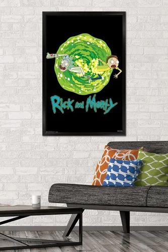 Miniatura 2 de Trends International Póster de pared de Pokémon Mega Evolutions 22.375 x 34 Versión con marco negro