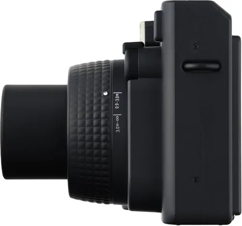 Miniatura 7 de Fujifilm Instax Wide 400 Cámara de película instantánea (negro) Paquete con funda de transporte compatible con estilo vintage + paño de limpieza
