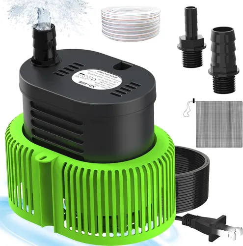 Bomba para cubierta de piscina sobre el suelo - Bomba sumergible de sumidero de agua para piscina, bombas de extracción de agua, con manguera de