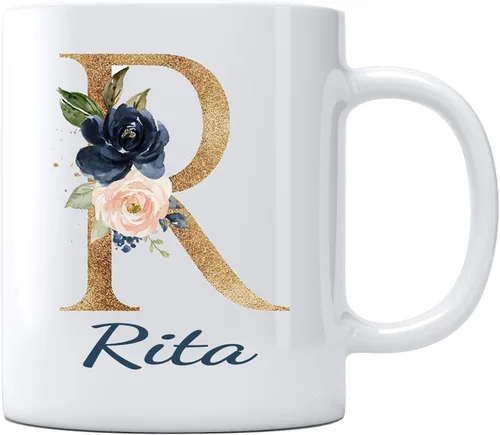 Taza de café para el día de la madre con nombre Rita, el mejor regalo del día de la madre para mamá, hija, abuela, tías, mudanzas, graduación,