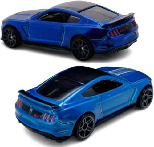 Miniatura 3 de Hot Wheels Ford Mustang Shelby GT500 2020, [azul] 248/25 Muscle Mania 1/10