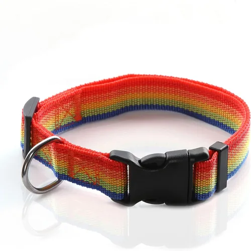 Miniatura 10 de Collar ajustable de nailon para perro, collar para mascotas de 1 pulgada, 3/4 pulgadas, 5/8 pulgadas de ancho, para perros grandes, medianos