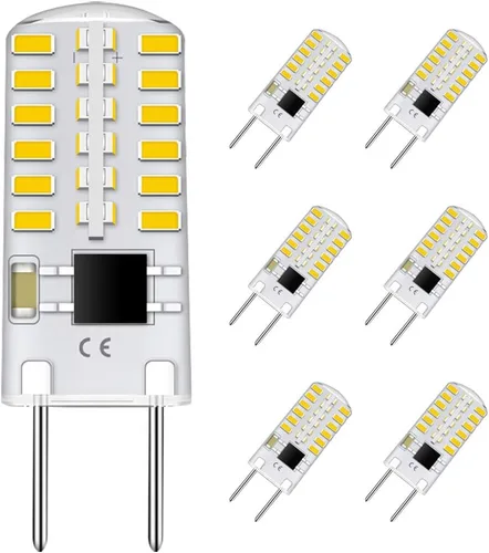 Miniatura 12 de TAIYALOO Bombilla LED G8 regulable de 3 W equivalente a bombilla halógena de 20 W-25 W, base T4 JCD tipo bi-pin G8, blanco natural 4000 K, bombilla