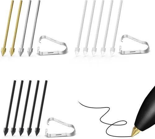 Miniatura 12 de Lápiz Táctil para Samsung Galaxy S22 Ultra 5G SM-S908, Kit de Reemplazo S Pen S22 Ultra con Sensibilidad a la Presión de 4096, Sin Bluetooth Negro