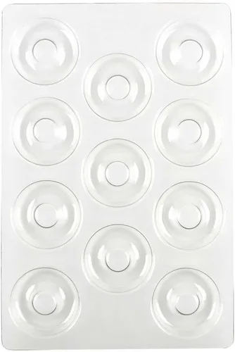 Miniatura 2 de Moldes para hacer dulces de chocolate, para baby shower, B103, donas, donas, policarbonato, cumpleaños, pasta de azúcar