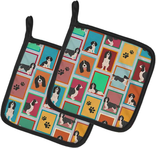 Miniatura 29 de Caroline's Treasures MLM1149PTHD - Juego de soportes para ollas de cocina resistentes al calor, almohadillas calientes para horno para cocinar