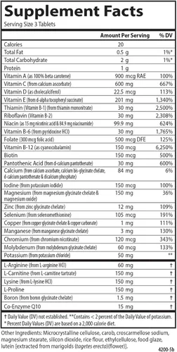 Miniatura 5 de Carlson - Cardio Complete, Multivitamínico Avanzado, Salud del Corazón, Apoyo Circulatorio, 90 Tabletas