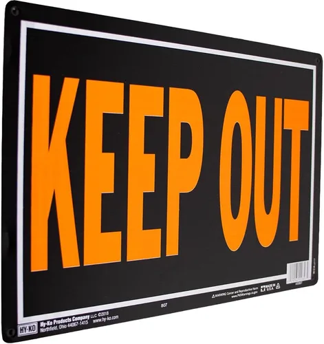 Miniatura 4 de Hy-Ko Products Keep Out
