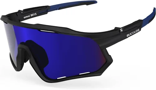 Miniatura 17 de BUCKLOS Gafas de sol polarizadas para ciclismo y correr para hombres y mujeres, protección UV400, gafas de sol TR90 para bicicleta, béisbol, Marcos