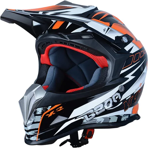 Miniatura 10 de BEON Adult Dirt Bike Helmets Motocross ATV Dirtbike BMX MX Offroad Full Face Motorcycle Helmet, DOT Certified Model B602
