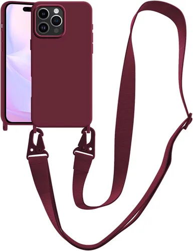 Miniatura 52 de Funda compatible con iPhone 13 con correa, funda cruzada para iPhone con cordón, ajustable, a prueba de golpes, protección contra caídas, funda