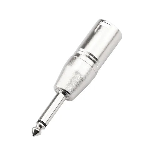 Miniatura 7 de Adaptador TS mono a XLR de 1/4 de pulgada, conector de audio desequilibrado macho XLR a 0.250 in de cuarto de pulgada compatible con estéreo