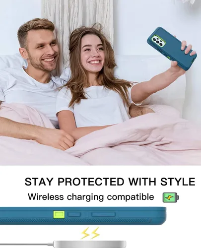 Miniatura 7 de AICase Funda para Galaxy A53 5G, resistente protección contra caídas, cuerpo completo, a prueba de golpes, a prueba de polvo, militar, resistente