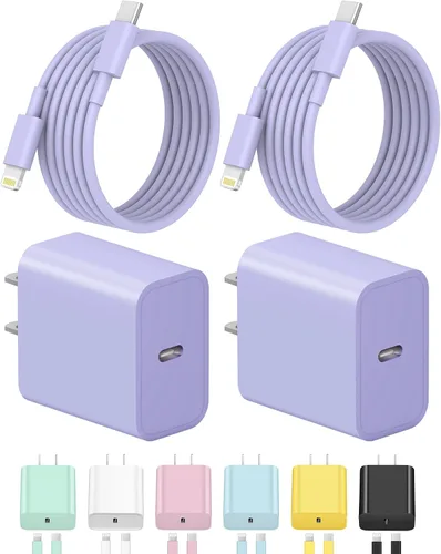 Miniatura 11 de Cargador para iPhone de carga rápida USB C, cargador tipo C, carga iPad con cable de carga C de 6 pies, compatible con iPhone14/14 Pro Negro