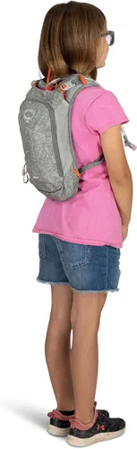 Miniatura 12 de Osprey Moki 3L Mochila de ciclismo para niños con depósito hidráulico, estampado de dinosaurios hambrientos Estampado De Dino Hambriento