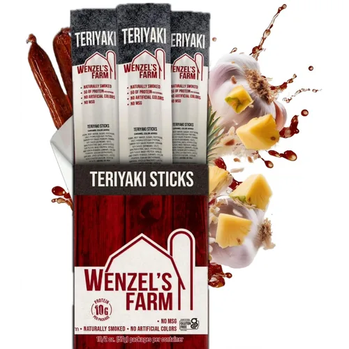 Miniatura 14 de Wenzel's Farm Palitos de tocino y carne de res │ Palitos de aperitivos │ Sabrosos, ahumados naturalmente │ Alto en proteínas, bajos en carbohidratos