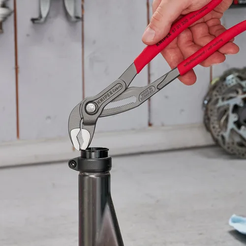 Miniatura 9 de KNIPEX Herramientas - Alicates para bomba de agua Cobra (8701250), rojo, 10 pulgadas