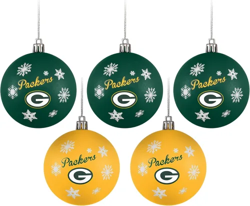 Miniatura 11 de FOCO Dallas Cowboys NFL 5 Pack Shatterproof Ball Ornament Set