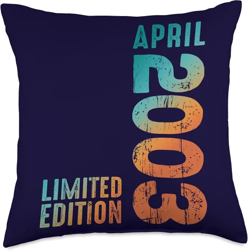 Miniatura 4 de Awesome Limited Edition April 2003 Retro 2003 Vintage 2003 Throw Pillow