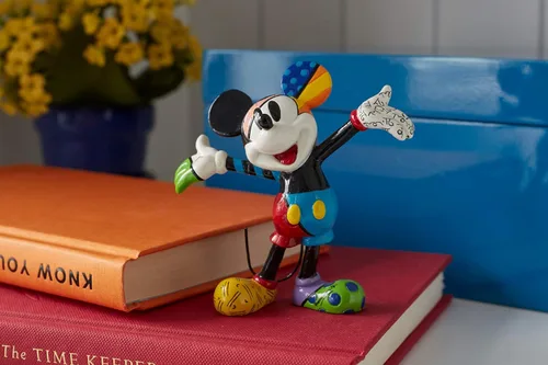 Miniatura 2 de Enesco Disney by Britto - Figura miniatura de Mickey Mouse, 3.25 pulgadas, multicolor