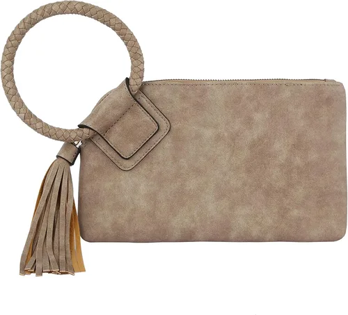 Miniatura 46 de Monedero de mano para mujer, cartera de noche con correa de mano, informal, formal, de cuero vegano, Metro Muse