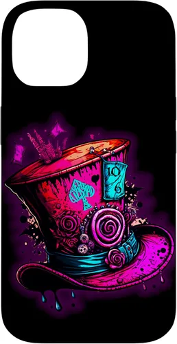 Miniatura 4 de Funda para iPhone 12/12 Pro We're All Mad Here Pink Steampunk Alicia en el país de las maravillas