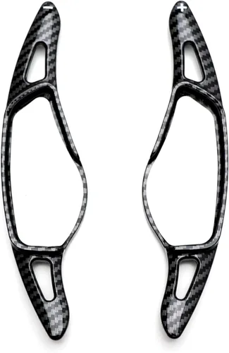 Miniatura 2 de iJDMTOY Extensiones de paleta grandes de fibra de carbono de tejido de sarga compatibles con BMW 3 4 5 7 Series X3 X4 X5 X6 (Gxx Chassis), Toyota