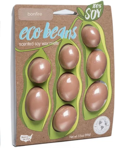 Miniatura 17 de Eco Candle Co. Eco Beans Wax Melts - Paquete de 2 unidades, ámbar vintage, 3.5 onzas, aromas de resina de madera, nuez moscada, canela y vainilla