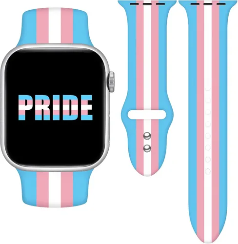 Miniatura 11 de Pride - Correa de reloj compatible con Apple Watch Series 11, 10, 9, 8, 7, 6, 5, 4, Ultra SE