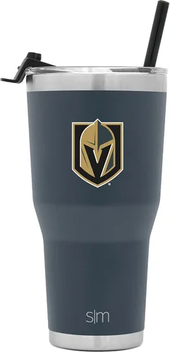 Miniatura 63 de Simple Modern Vaso Cruiser Cruiser con licencia oficial de la NHL Arizona Coyote de 30 onzas, taza de viaje aislada con tapa abatible y popote