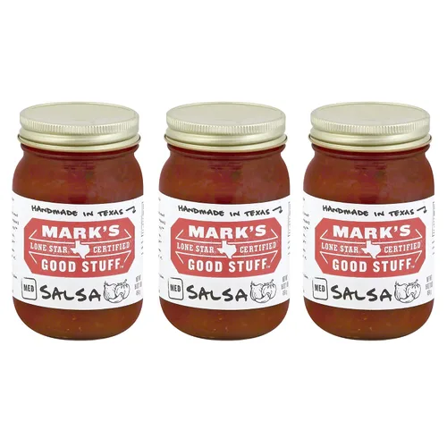 Miniatura 6 de Mark's Lone Star Certified Good Stuff - Tarro de salsa de 16 onzas (paquete de 3) (elige el sabor a continuación) (original - caliente)