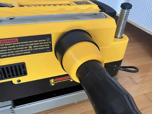 Miniatura 4 de Adaptador de manguera de 2 1/2 pulgadas compatible con cepilladora Dewalt DW735 y DW735x - ¡Hecho en EE. UU!
