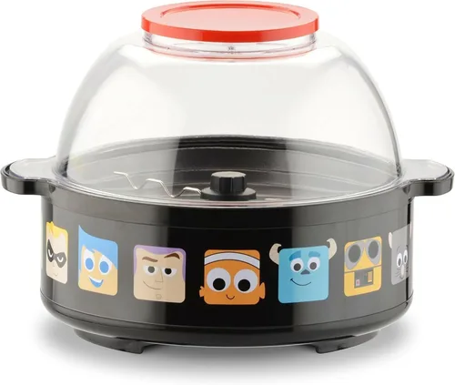 Miniatura 2 de Disney Pixar Stir Popcorn Popper de Select Brands - Máquina eléctrica de palomitas de maíz para encimera con varilla agitadora - Incluye cuchara