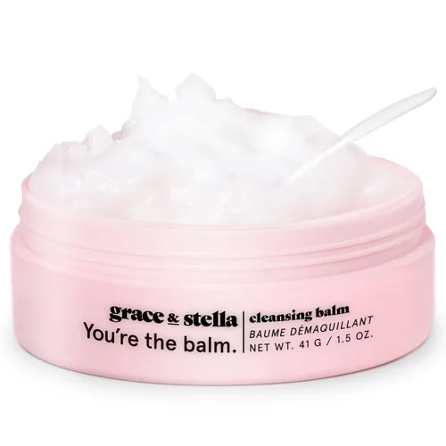 Miniatura 10 de grace & stella Bálsamo limpiador removedor de maquillaje - Limpiador facial hidratante con vitamina E para una piel suave y nutrida - Derrite