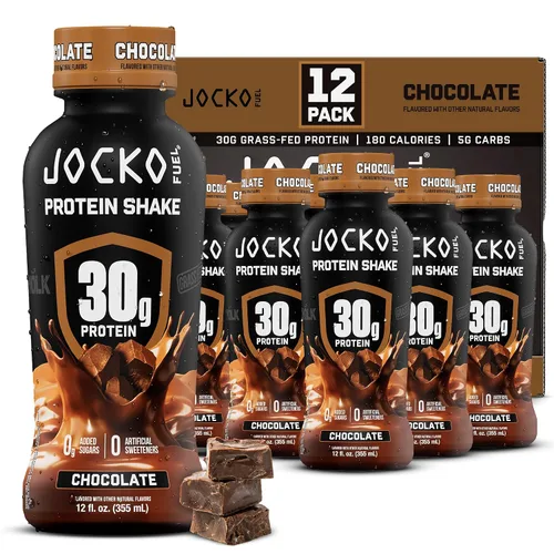 Miniatura 10 de Jocko Mölk 30g de batido de proteína a base de hierba, sin azúcar añadida, bebidas proteicas aptas para dieta KETO - Listo para beber 12 fl oz