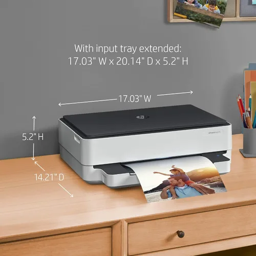 Miniatura 10 de HP ENVY 6075 Impresora inalámbrica todo en uno, incluye 2 años de tinta entregada, impresión móvil, escaneo y copia (8QQ97A)