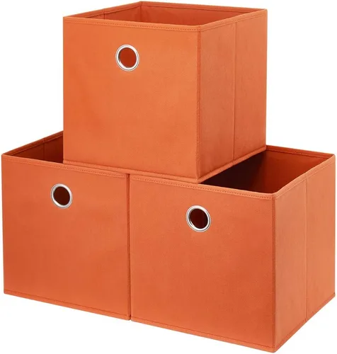 QY-SC20-3 - Cubos organizadores de cubículos de 11 x 11 x 11 pulgadas, cajones de almacenamiento de tela, cajas de almacenamiento plegables, cubos
