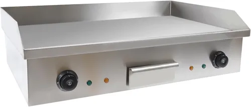 Miniatura 8 de Plancha eléctrica comercial para encimera, plancha eléctrica de 3 KW, parrilla superior plana con control preciso de temperatura y caja