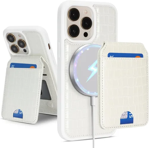 Miniatura 17 de Havaya Funda Cartera para iPhone 13 Pro Max e iPhone 12 Pro Max, Compatible con MagSafe 2 en 1, Desmontable Magnética con Portarjetas, Ranura